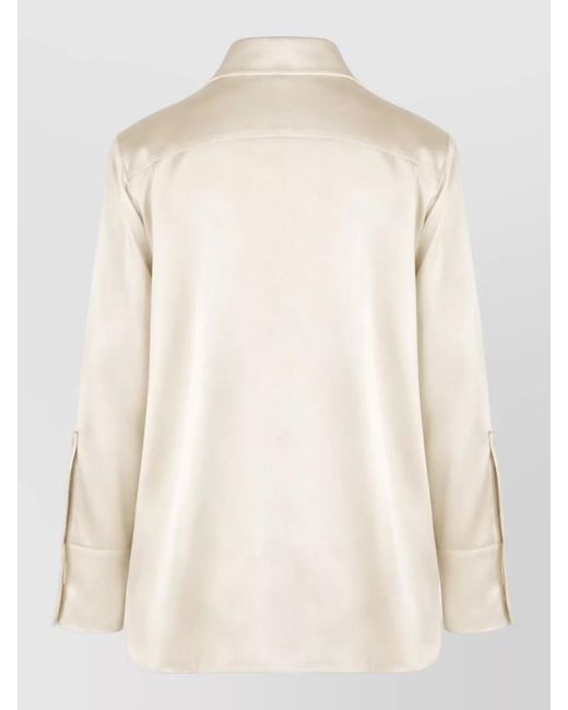 Jil Sander Natural Bow Blouse