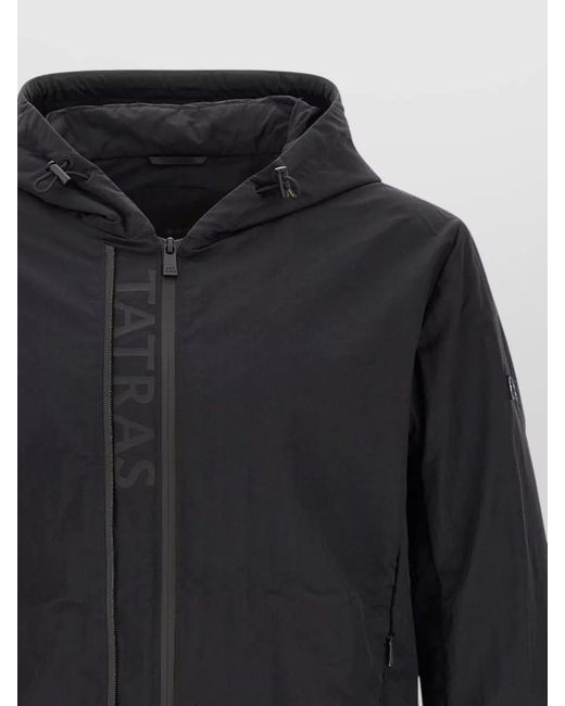 Tatras Blue Nylon Hooded Jacket for men