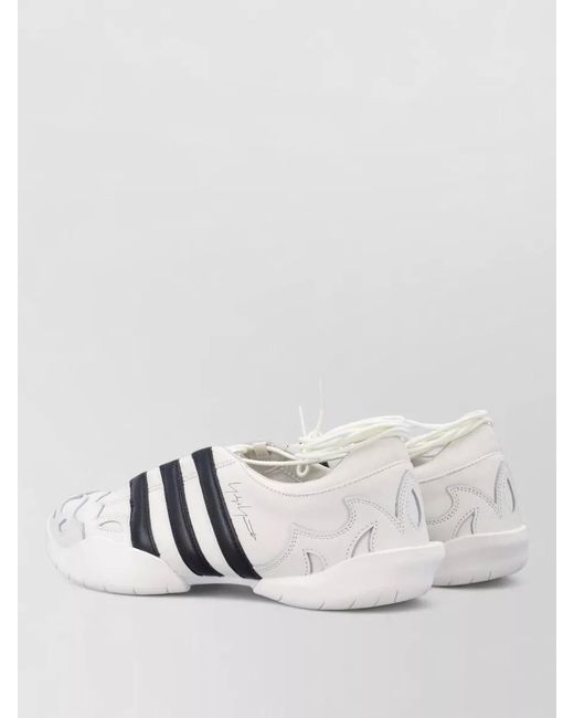 Y-3 Metallic Leather Mary Jane Shoes