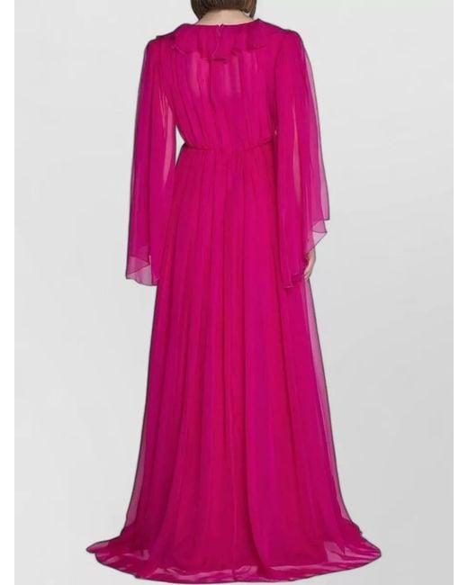 Gucci Pink Silk Maxi Dress
