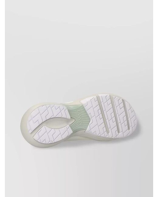 Lanvin White Mesh Sneakers