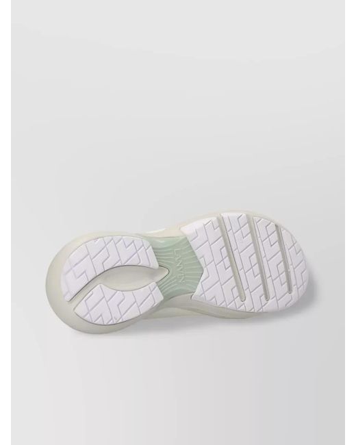 Lanvin White Mesh Sneakers