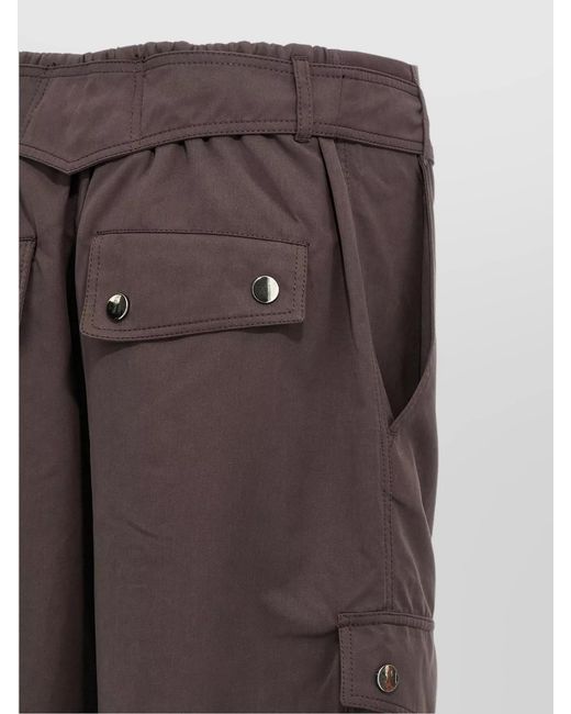 ANDAMANE Brown Straight-Leg Trousers