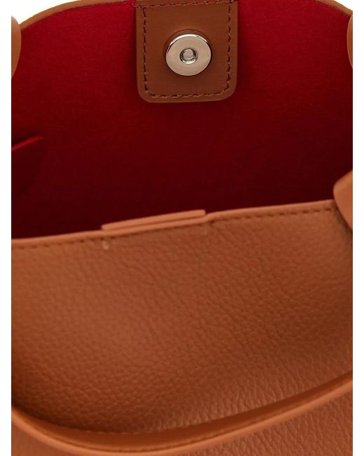 Christian Louboutin Brown Bettina Mini Shoulder Shopping Bag
