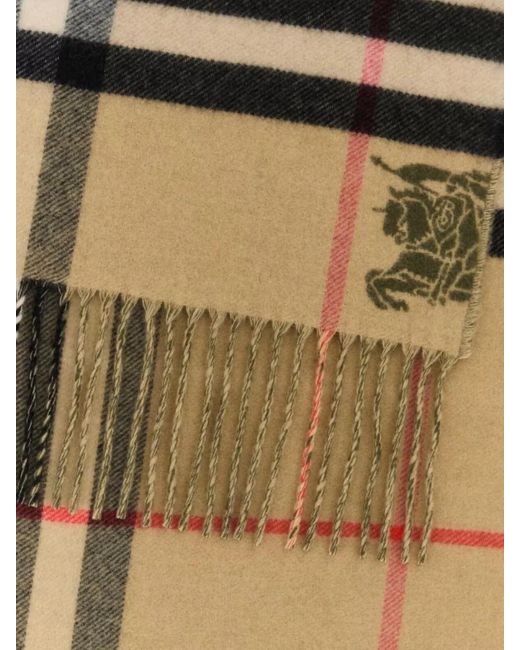 Burberry Multicolor Embroidered Cashmere Scarf