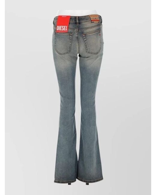 DIESEL Blue 1969 D Ebbey Jeans Bootcut Belt Loops