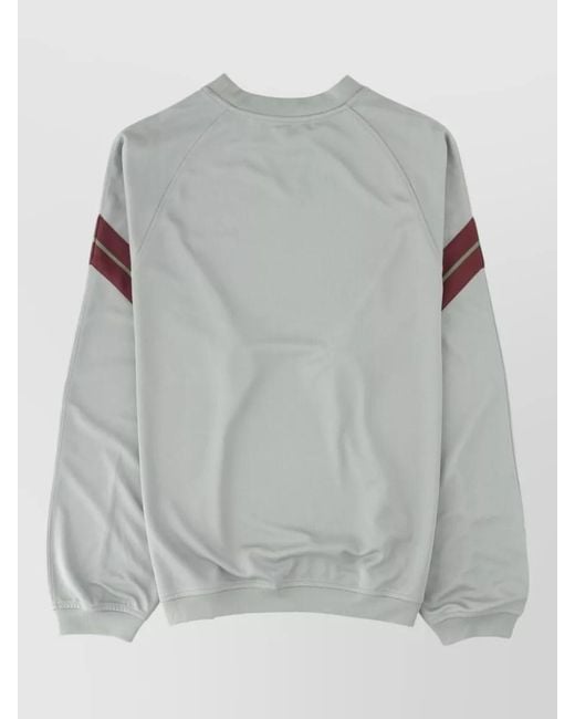 Palm Angels Gray Logo Track Sweatshirt for men
