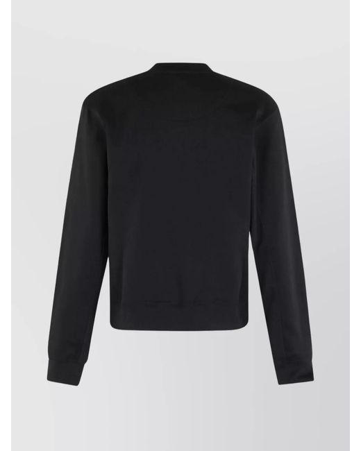 Adidas By Stella McCartney Black Logo-Print Crew-Neck Sweatshirt