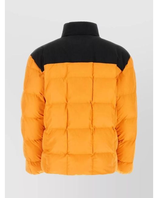 Marcelo Burlon Orange Winter Jackets for men