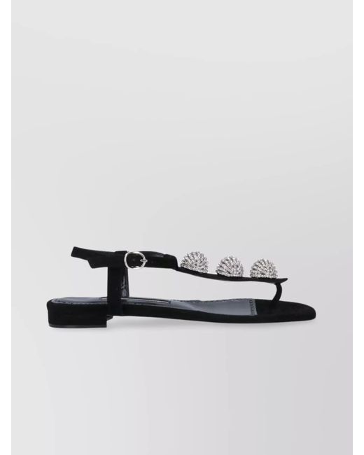 Manolo Blahnik Metallic Heeled Sandals