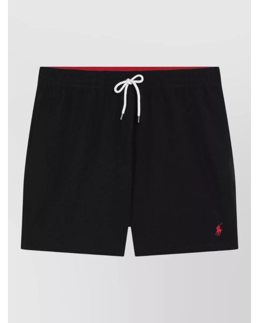 Polo Ralph Lauren Black Classic Swim Shorts for men