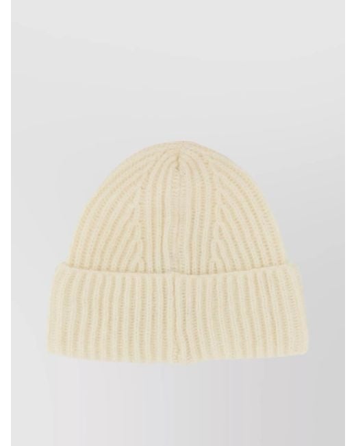 Baracuta Natural Wool Beanie for men