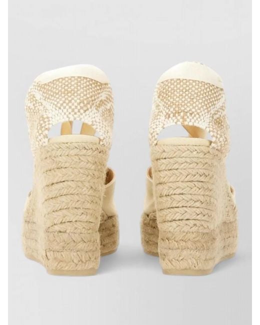 Castaner Natural Organic Cotton Espadrille Sandals