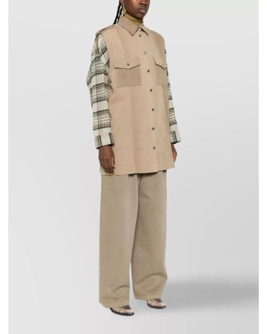 Golden Goose Deluxe Brand Natural Shirt Dress