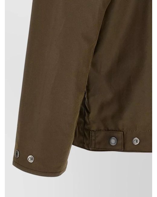 Barbour Green Cotton Short Bedale Single-Breasted Coat for men