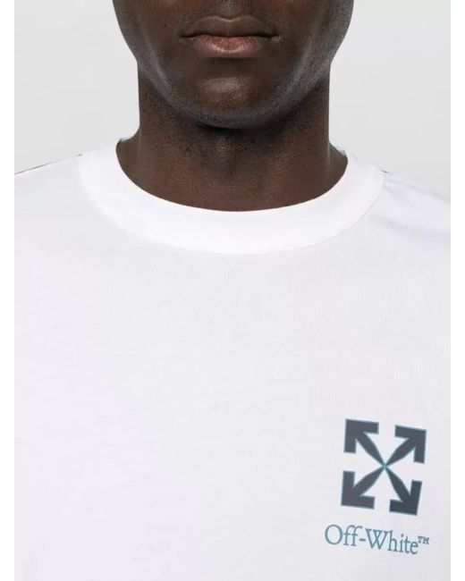 Off-White c/o Virgil Abloh White Arrows Chest Regular Fit Short Sleeve T-Shirt for men