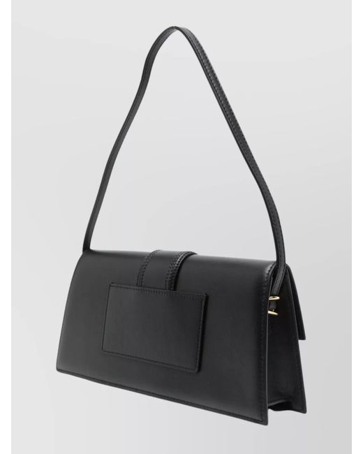Jacquemus Black Le Bambino Long Leather Shoulder Bag