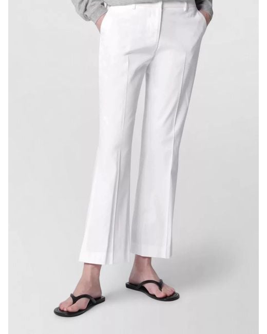 PT Torino White Suit Trousers