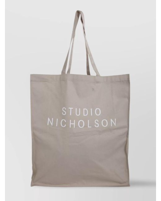 Studio Nicholson Gray Big Tote Twin Handles for men