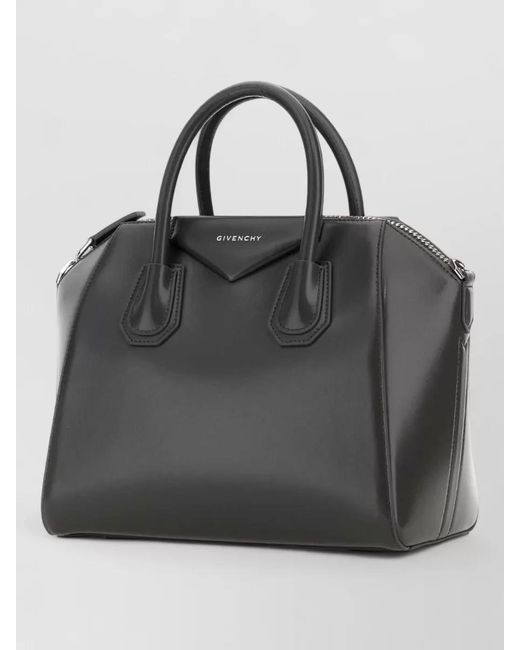 Givenchy Black Antigona Small Leather Shoulder Bag