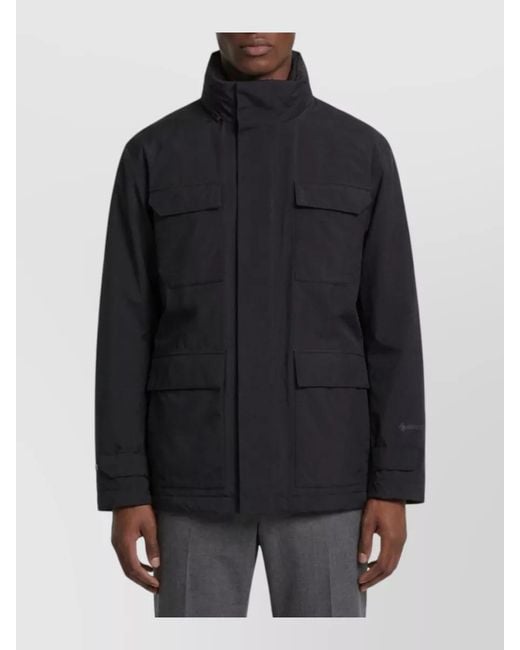 Herno Black Goretex Lightweight Jacket for men