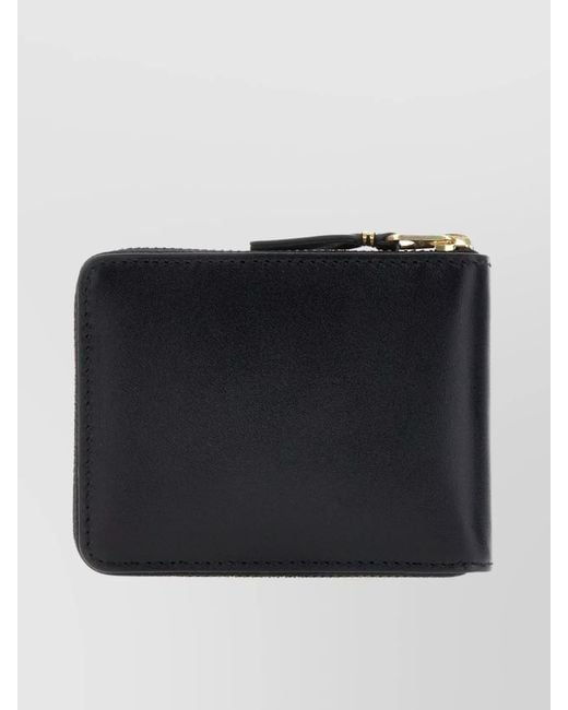 Comme des Garçons Black Leather Zip Wallet
