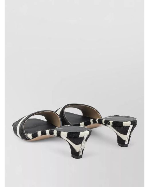 Ferragamo Gray Leather Sandals