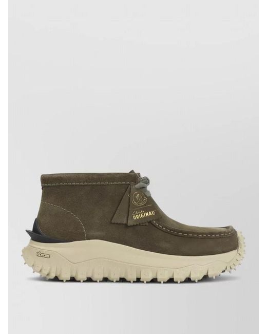 Moncler Multicolor Leather Ankle Boots for men