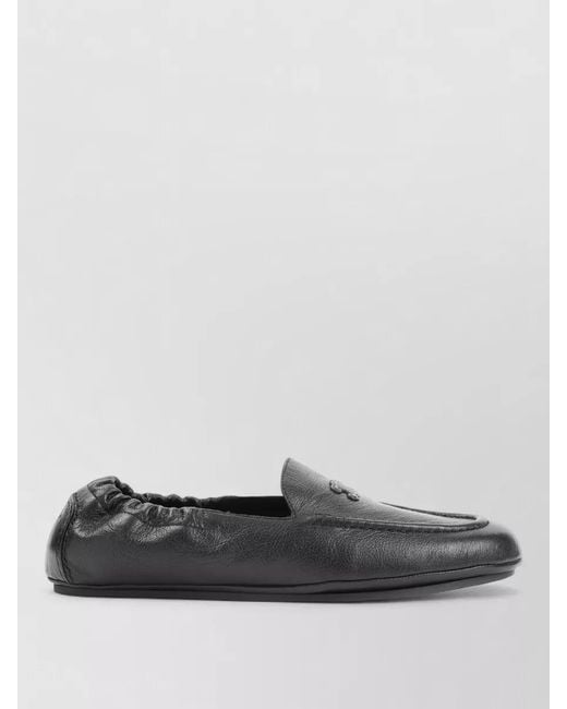 Céline Gray Leather Triomphe Slip-On Loafers for men