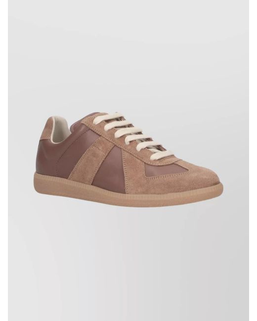 Maison Margiela Multicolor Leather Low-Top Sneakers