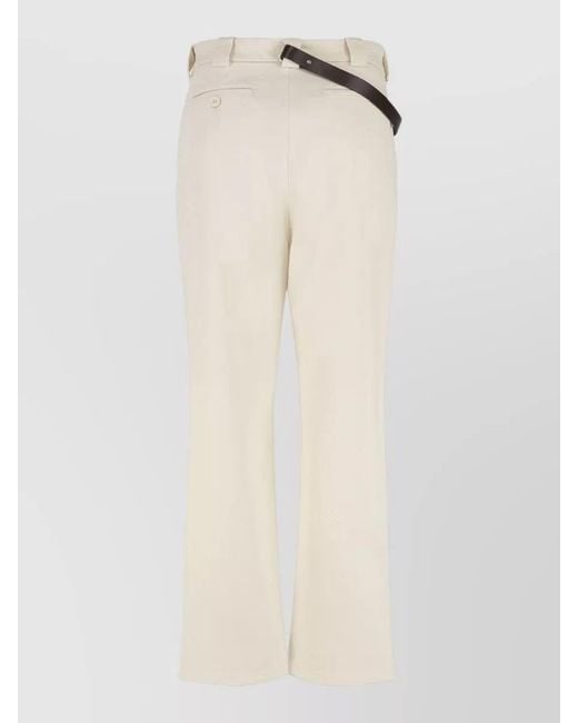 Pinko Natural Patrick Mcdowell Paint Cotton Drill Trousers