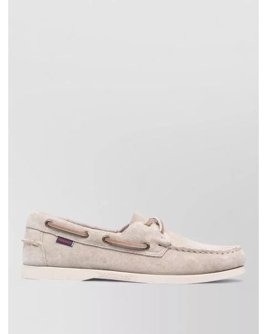 Sebago Natural Portland Flesh Out Round Toe Boat Loafers for men