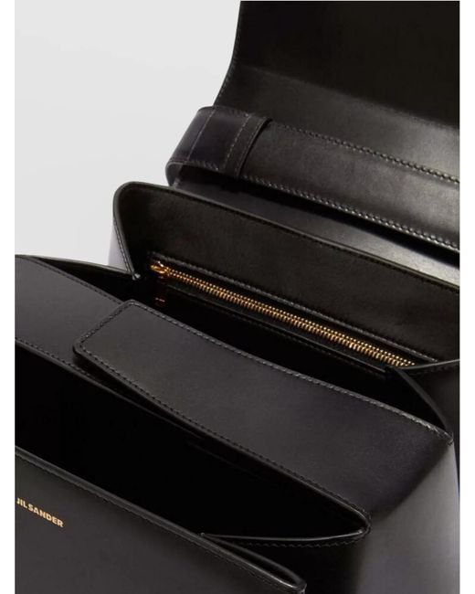 Jil Sander Blue Na Leather Mini Bag