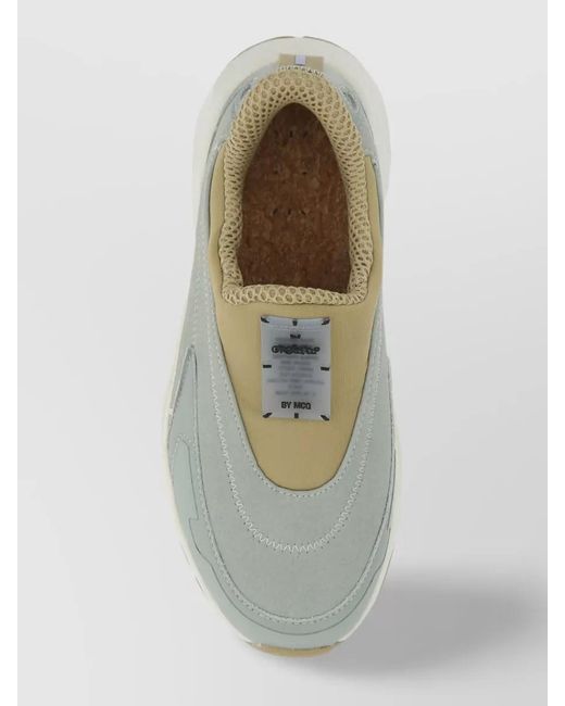 McQ Alexander McQueen Gray Aratana 2.0 Slip-Ons With Elastic Inserts