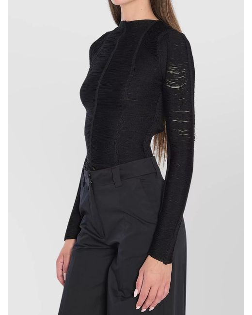The Attico Black Sweater Viscose