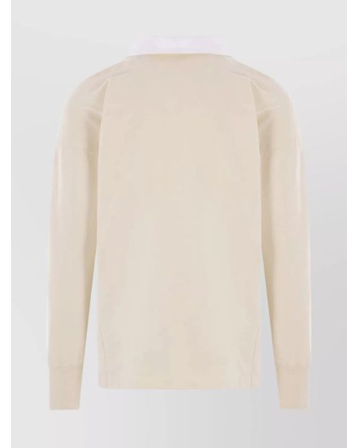 Maison Margiela Natural Printed Regular-Fit Polo Shirt for men