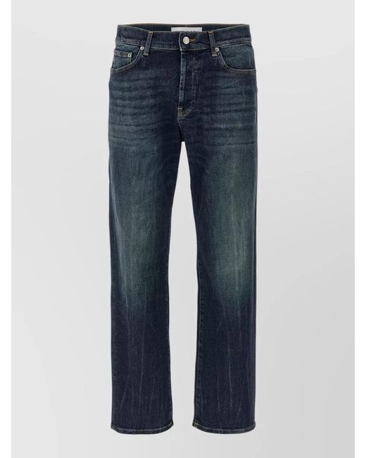 Department 5 Blue Denim Straight-Leg Jeans for men