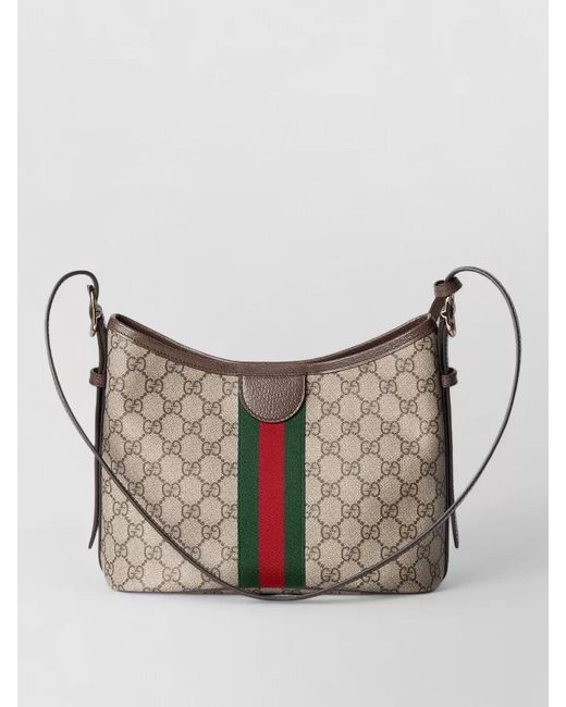 Gucci Gray Ophidia Small Shoulder Bag