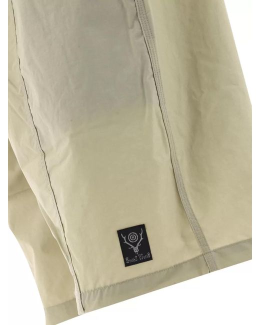South2 West8 Natural Nylon Deck Shorts for men