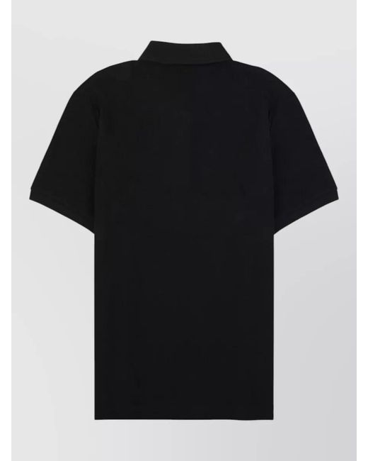 Moschino Black Cotton Polo Shirt for men