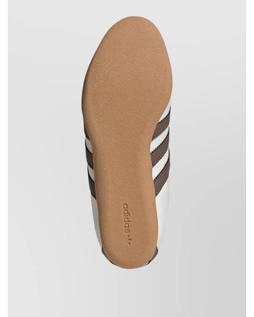 Adidas White Tokyo Sneakers Contrast Stripes Low Top