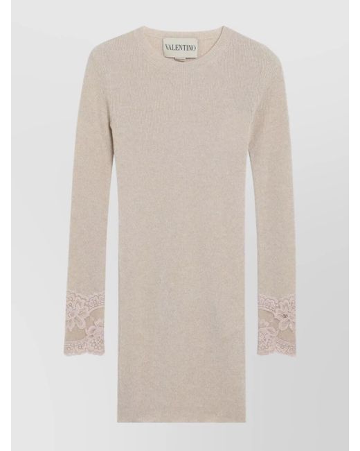 Valentino White Cashmere Sweatshirt