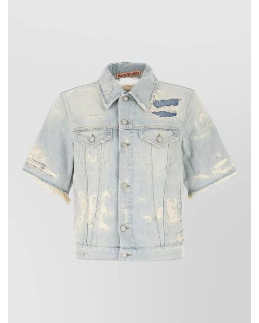 Acne Blue Denim Jacket for men