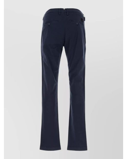 Jacob Cohen Blue Straight-Leg Trousers for men
