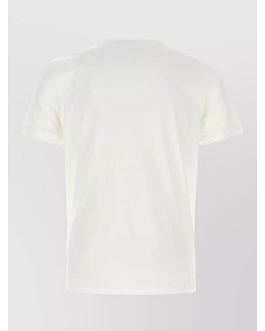 Prada White Mouldable Cotton T-Shirt for men