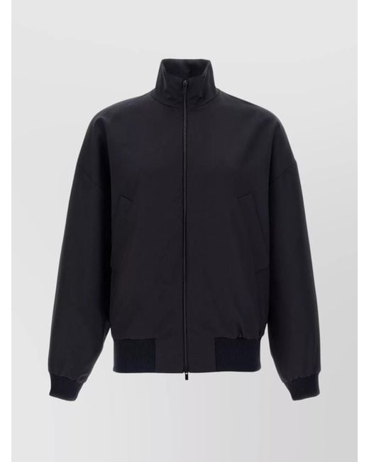 Fear Of God Blue Virgin Wool Bomber Jacket for men