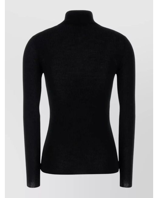 Prada Black Virgin Wool Sweater