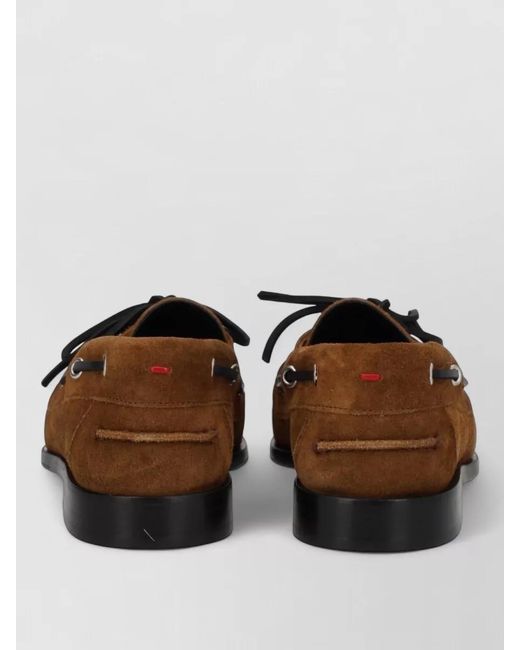 Aeyde Brown Suede Leather Loafers