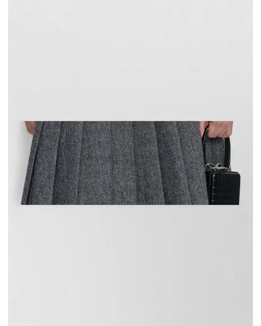 Self-Portrait Gray Crystal Trim Knit Cardigan