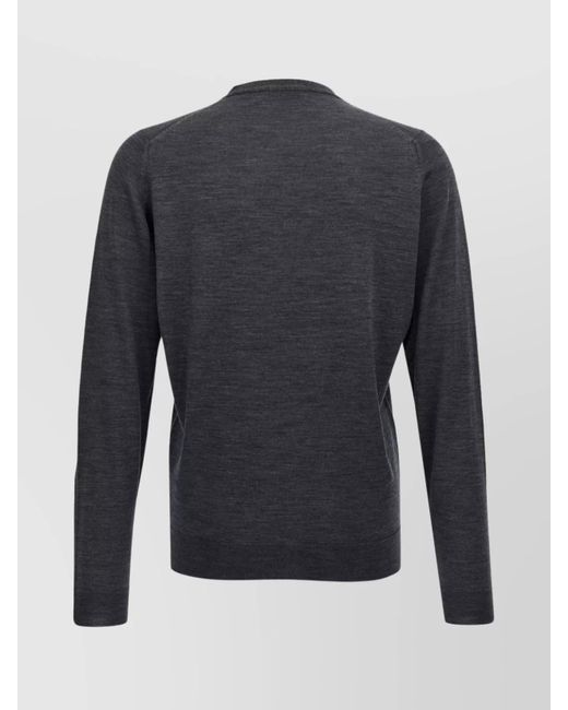 John Smedley Blue Wool Cardigan for men
